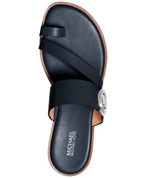 kids michael kors slides|michael kors slip on sandals.